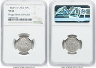 Ferdinand VII Real 1813 So-FJ VF30 NGC, Santiago mint, KM65. Charles IV portrait. Ex. Diego Ramos Collection HID09801242017 © 2024 Heritage Auctions |...