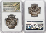 Republic "S.S. Central America" 50 Centavos 1855-So Shipwreck Effect NGC, Santiago mint, KM128. Pascual Esquerra Hoard. SS Central America. HID0980124...