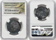 Republic "S.S. Central America" 50 Centavos 1855-So Shipwreck Effect NGC, Santiago mint, KM128. Pascual Esquerra Hoard. SS Central America. HID0980124...