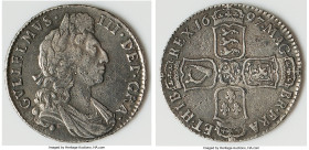 William III "Association" 1/2 Crown 1697 XF (Saltwater Effect), 14.87gm. KM491.7. Salvaged from the Association (sunk in 1707 off the isles of Scilly,...