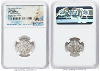 Holland. Provincial "Akerendam" 2 Stuivers 1724 UNC Details (Sea Salvaged) NGC, Dordrecht mint, KM48. Salvaged from the "Akerendam" (sunk in 1725 off ...
