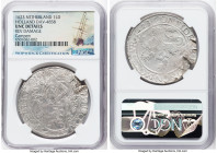 Holland. Provincial "Campen" Lion Daalder 1623 UNC Details (Reverse Damage) NGC, KM17, Dav-4858. Salvaged from the "Campen" (sunk in 1627 off Middle N...
