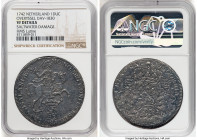 Overyssel. Provincial "HMS Lutine" Ducaton (Silver Rider) 1742 VF Details (Saltwater Damage) NGC, KM80, Dav-1830. Recovered from: HMS Lutine, sunk in ...