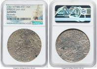 Utrecht. Provincial "Hollandia" Ducaton (Silver Rider) 1742 Genuine NGC, KM92.1, Dav-1832. Salvaged from the "Hollandia" (sunk in 1743 off Sicily, Ita...