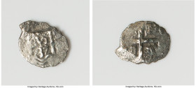 Philip V "Princess Louisa" Cob Real 1737 VF (Saltwater Effect), Lima mint, KM31a. 2.12gm. Accompanied by COA. Salvaged from the "Princess Louisa" Ship...