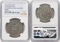 Republic silver "Constitution Proclamation" Medal 1826 MS62 NGC, Lima mint, Fonrobert-9018. HID09801242017 © 2024 Heritage Auctions | All Rights Reser...