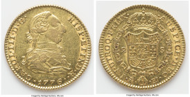 Charles III gold 2 Escudos 1776 M-PJ AU, Madrid mint, KM417.1. 6.70gm. HID09801242017 © 2024 Heritage Auctions | All Rights Reserved