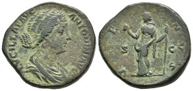 LUCILLA (Figlia di Marco Aurelio). Roma. Sesterzio. AE (24,56 g). D/ LVCILLAE AVG ANTONINI AVG F, busto drappeggiato a destra; R/ VENVS, Venere stante...