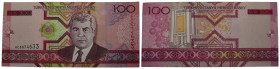 TURKMENISTAN. 100 Manat 2005. FDS