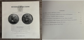 A.A.V.V. - Riforme e Rivoluzione, mostra documentaria, Reggio Emilia, 1990. Indice: Gino Badini, direttore dell'Archivio di Stato; Francesco Jacinto, ...