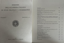 A.A.V.V. - Memorie dell'accademia Italiana di studi filatelici e numismatici. Volume II Fascicoli 3 e 4. Reggio Emilia, 1985. MEMORIE FILATELICHE
BENI...