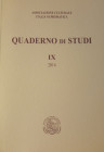 AA.VV., Quaderno di Studi - IX, Cassino 2014