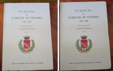 Berberini Francesco, Statuti del Comune di Teramo del 1440, Volume I - II, Atri 1978