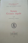 Clementi Alessandro, Statuta Civitatis Aquile, Roma 1977