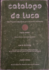 DE LUCA - Catalogo prezziario per collezionisti e numismatici. 1982. PARTE PRIMA: Monete Greche delle Zecche Calabre; PARTE SECONDA: Monetazione argen...