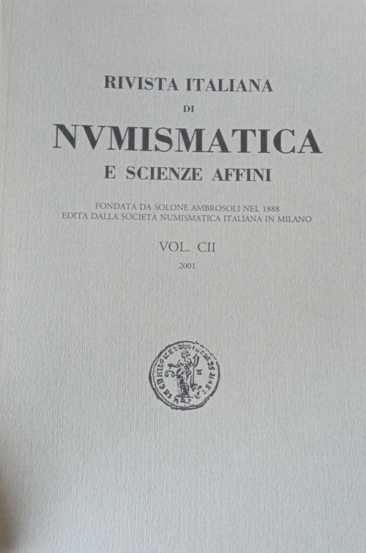 Rivista Italiana di Numismatica (RIN) - 2001