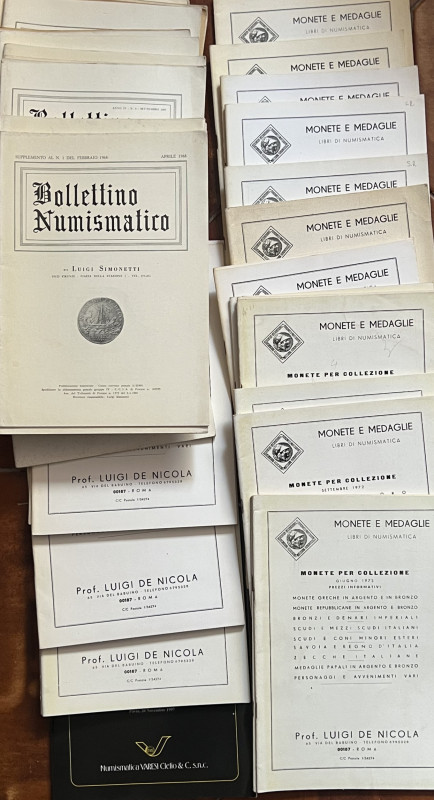 Lotto interessante composto da una raccolta selezionata di ca. 45 cataloghi e li...