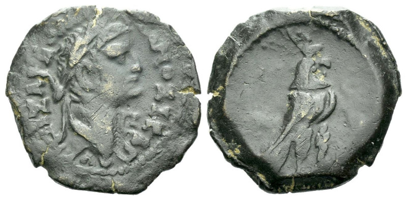 Egypt, Alexandria Domitian, 81-96 Obol circa 87-88 (year 7), Æ 18.60 mm., 4.17 g...