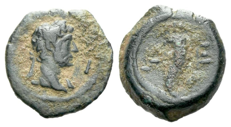 Egypt, Alexandria Hadrian, 117-138 Chalkon circa 125-126 (year 10), Æ 10.50 mm.,...