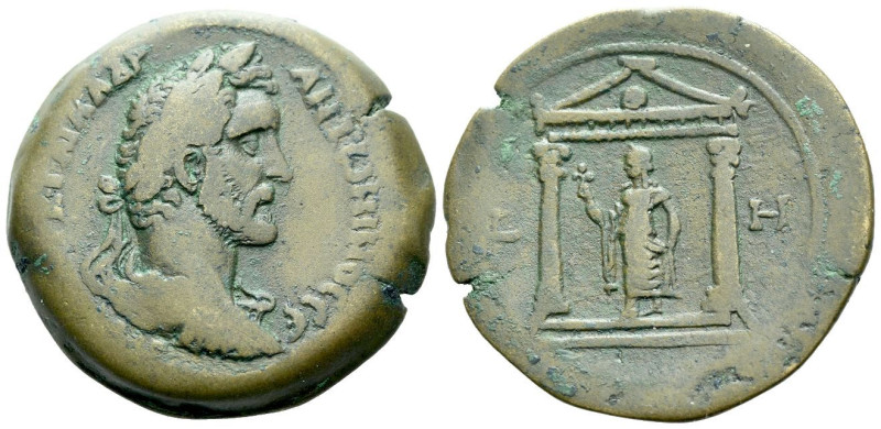 Egypt, Alexandria Antoninus Pius, 138-161 Drachm circa 144-145 (year 8), Æ 35.00...