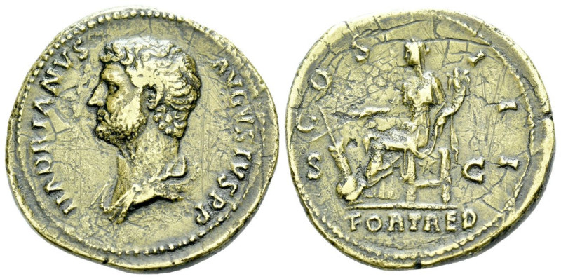 Hadrian, 117-138 As, Paduan type, mid cast after Giovanni da Cavino Rome 1500-15...