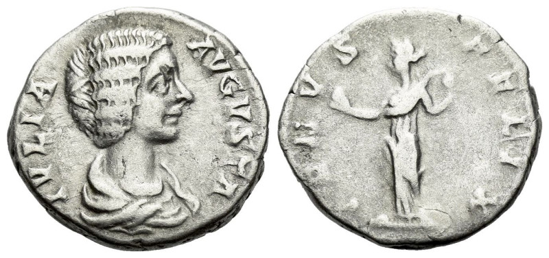 Julia Domna, wife of Septimius Severus Denarius Rome 198-200, AR 17.00 mm., 3.06...