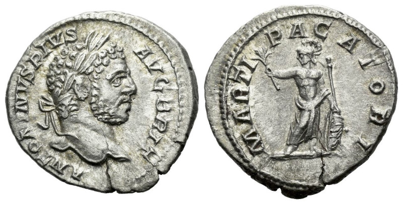 Caracalla, 198-217 Denarius Rome circa 210-213, AR 19.00 mm., 2.94 g.
ANTONINVS...