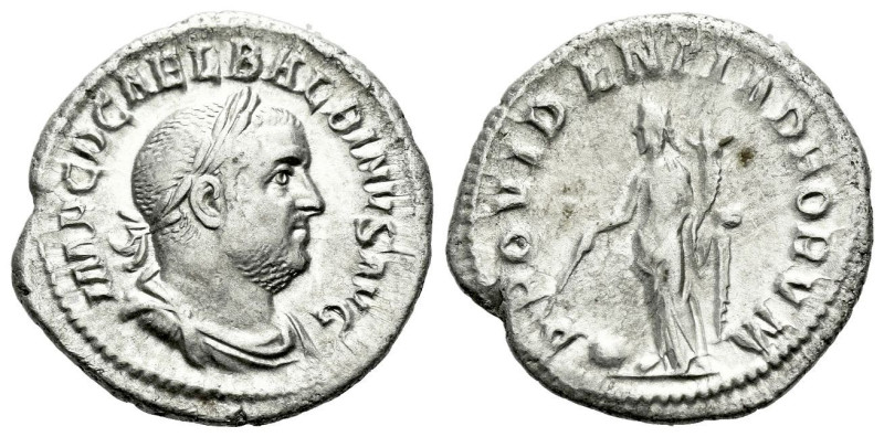 Balbinus, 238 Denarius Rome 238, AR 19.00 mm., 3.16 g.
Laureate, draped and cui...