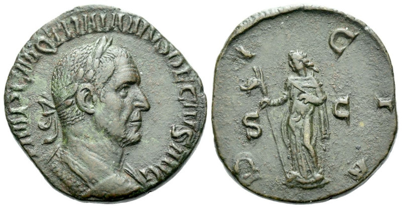 Trajan Decius, 249-251 Sestertius Rome circa 249-250, Æ 28.00 mm., 13.18 g.
IMP...