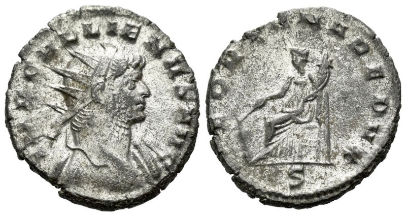 Gallienus, 253-268 Antoninianus Rome circa 267-268, billon 21.00 mm., 3.32 g.
R...