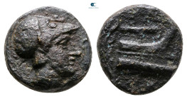 Kings of Macedon. Uncertain mint. Demetrios I Poliorketes 306-283 BC. Bronze Æ