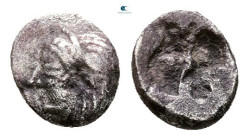 Asia Minor. Uncertain mint circa 500 BC. Tetartemorion AR