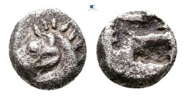 Western Asia Minor. Uncertain mint circa 500-450 BC. Tetartemorion AR