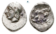 Aiolis. Elaia circa 450-400 BC. Hemiobol AR