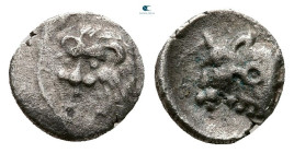 Caria. Uncertain mint circa 450-400 BC. Hemiobol AR