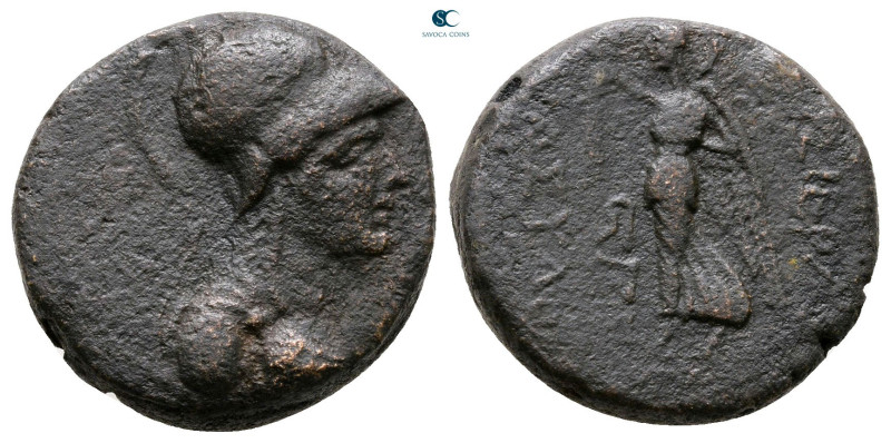 Seleucis and Pieria. Apameia circa 100-0 BC. 
Bronze Æ

19 mm, 7,46 g



...