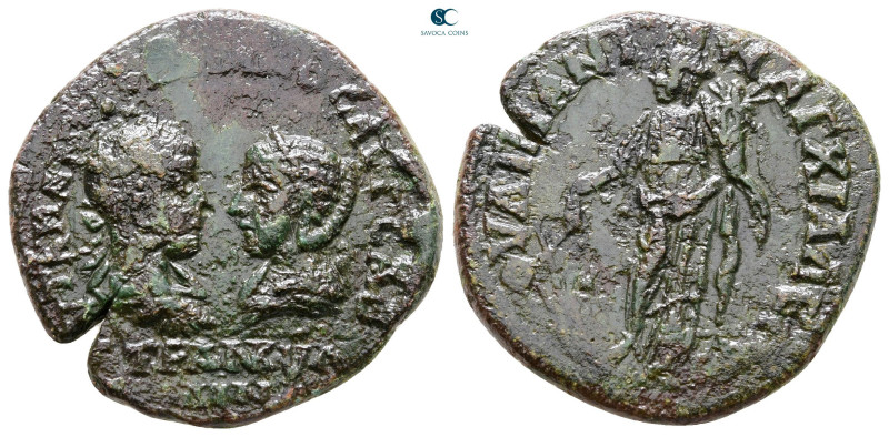 Thrace. Anchialos. Gordian III with Tranquillina AD 238-244. 
Bronze Æ

26 mm...