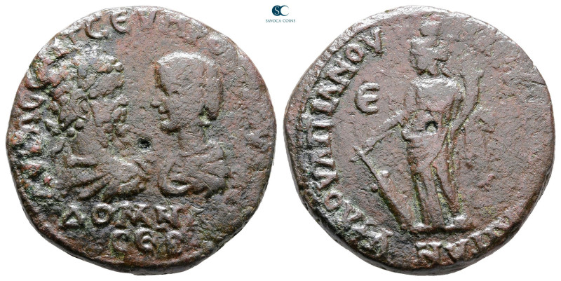 Moesia Inferior. Marcianopolis. Septimius Severus - Julia Domna AD 193-211. 
Br...