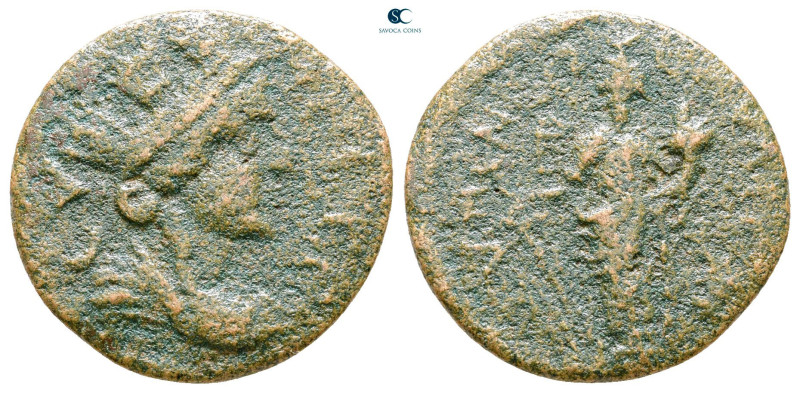 Aiolis. Kyme. Pseudo-autonomous issue AD 253-260. 
Bronze Æ

21 mm, 4,54 g
...