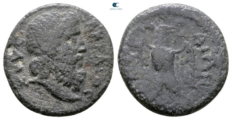 Ionia. Smyrna. Pseudo-autonomous issue AD 161-180. 
Bronze Æ

18 mm, 3,17 g
...