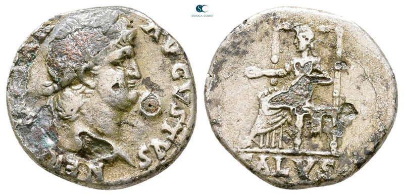 Nero AD 54-68. Rome
Fourreé Denarius Æ

16 mm, 2,33 g



Good Fine