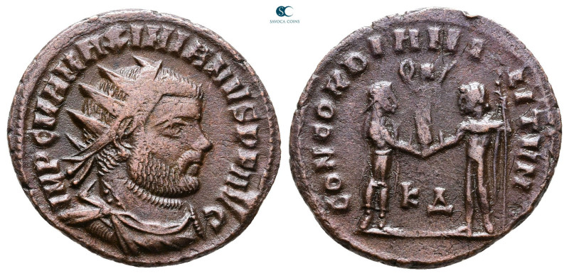 Maximianus Herculius AD 286-305. Cyzicus
Radiatus Æ

21 mm, 3,25 g



Ver...