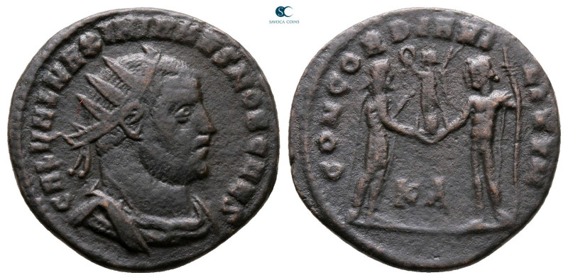 Galerius Maximianus, as Caesar AD 293-305. Cyzicus
Radiatus Æ

20 mm, 2,98 g...