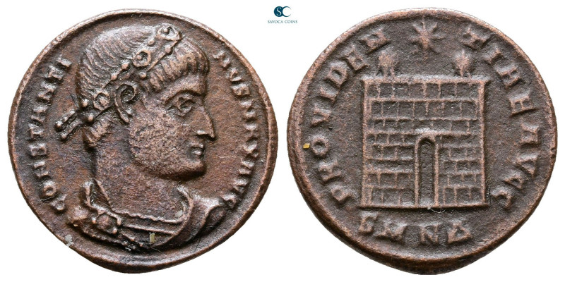 Constantine I the Great AD 306-337. Nicomedia
Follis Æ

20 mm, 2,51 g



...