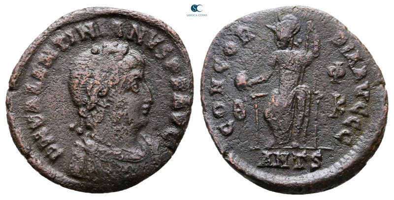 Valentinian II AD 375-392. Antioch
Follis Æ

19 mm, 1,74 g



Nearly Very...