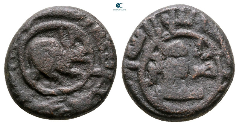 Umayyad. . 
Fals Æ

15 mm, 3,55 g



Nearly Very Fine