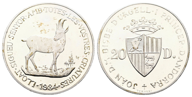 Andorra. AD 1984. Endangered Wildlife
20 Diners

 mm, 16 g



Proof