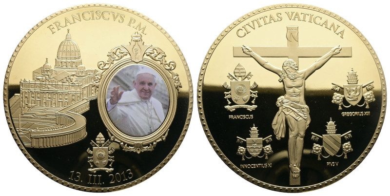 Germany. AD 2013. Pope Franciscus
Medal

 mm, 110 g



Proof