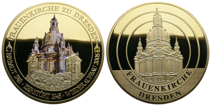 Germany. AD 2014. Dresdner Frauenkirche
Medal

70 mm, 110 g



Proof