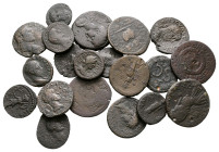 Lot of ca. 20 roman provincial bronze coins / SOLD AS SEEN, NO RETURN!Good Fine